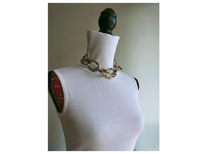 Collana Maxi Catena Max Mara Oro Metallo D'oro - vista 10