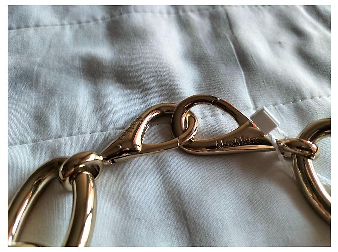Collana Maxi Catena Max Mara Oro Metallo D'oro - vista 2
