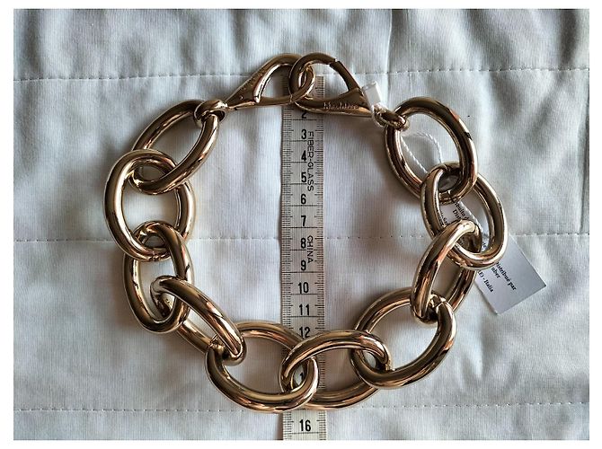 Collana Maxi Catena Max Mara Oro Metallo D'oro - vista 4