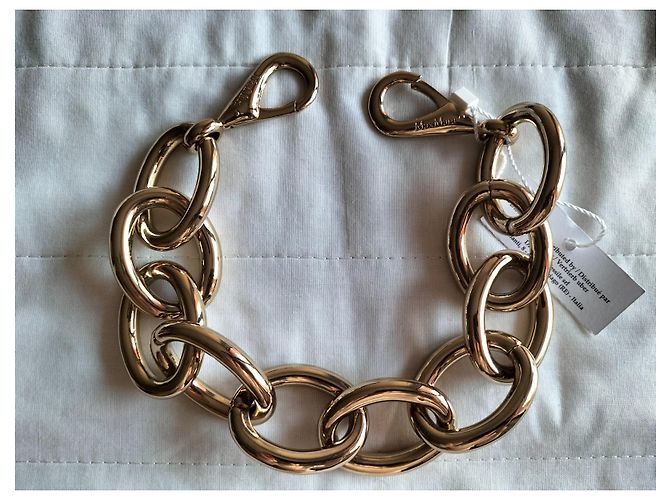 Collana Maxi Catena Max Mara Oro Metallo D'oro - vista 5