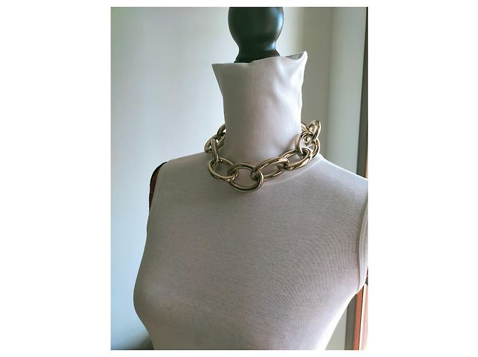 Collana Maxi Catena Max Mara Oro Metallo D'oro - vista 9