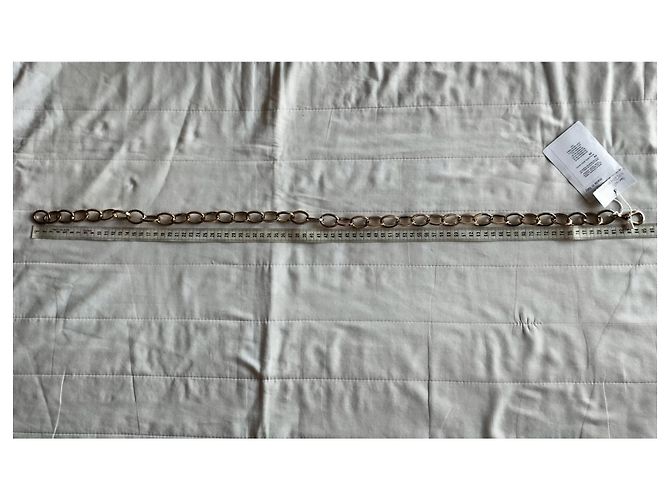 Max Mara Collana Lunga a Catena Oro in Metallo D'oro - vista 3