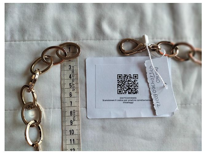 Max Mara Collana Lunga a Catena Oro in Metallo D'oro - vista 5