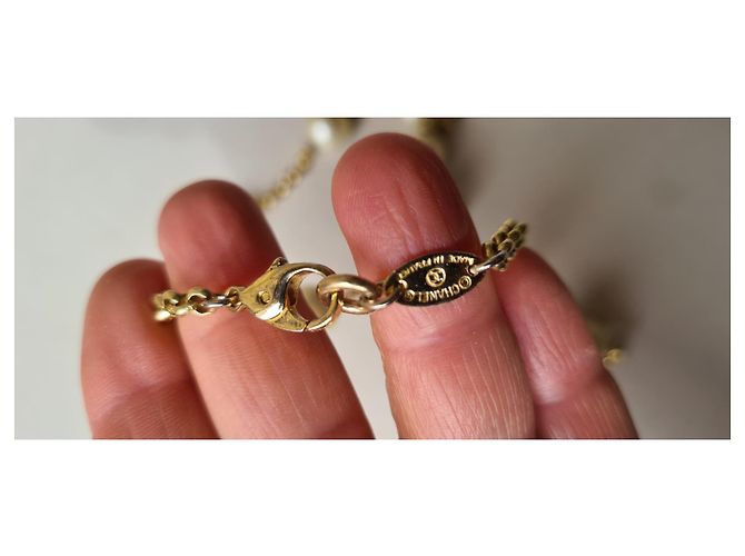 Chanel long necklace golden metal - view 4