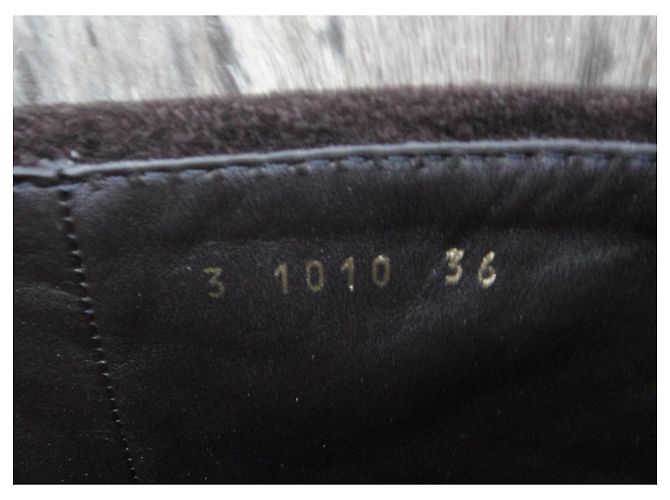botas sergio rossi p 37 Marrón oscuro - vista 7