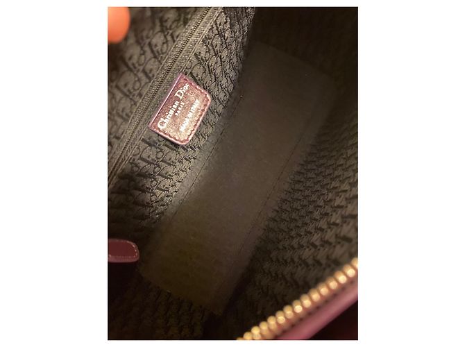 Borsa grande Lady Dior viola scuro - vista 14