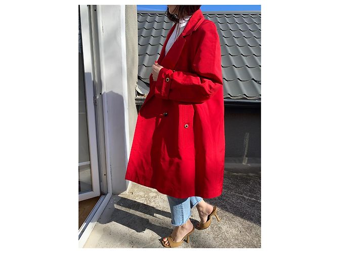 Chanel Impermeabili Rosso - vista 6