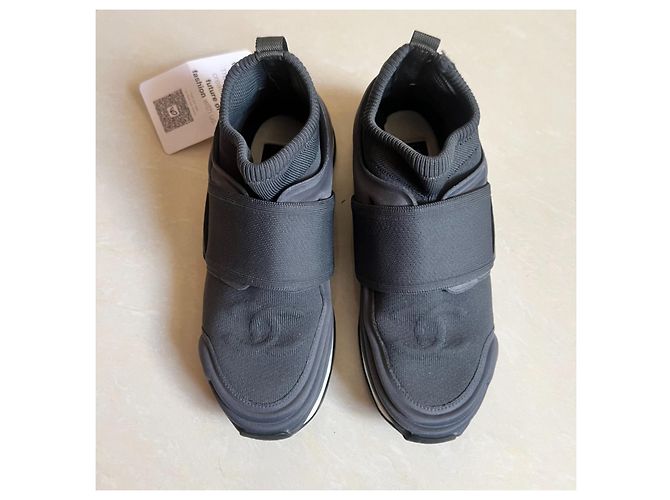 Chanel Sneakers Black Cloth 36.5 - view 2