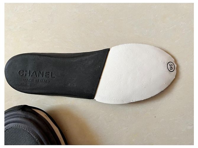 Chanel Sneakers Black Cloth 36.5 - view 5