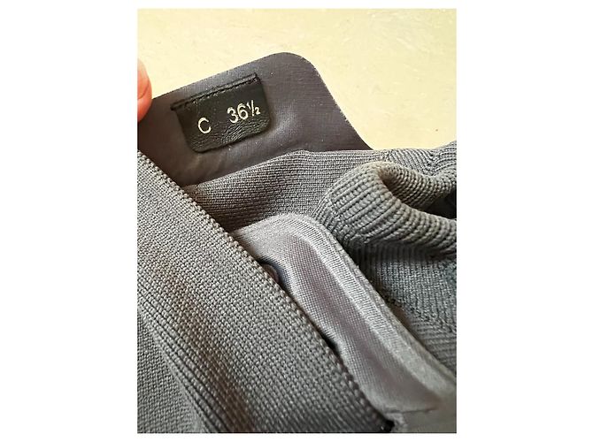 Chanel Sneakers Black Cloth 36.5 - view 7