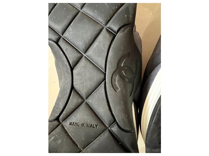 Chanel Sneakers Black Cloth 36.5 - view 9
