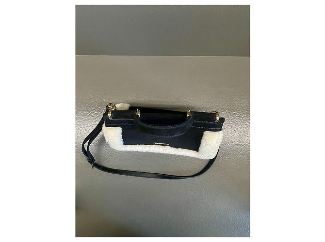 Dolce & Gabbana Borsa Sicily in camoscio nero - vista 12