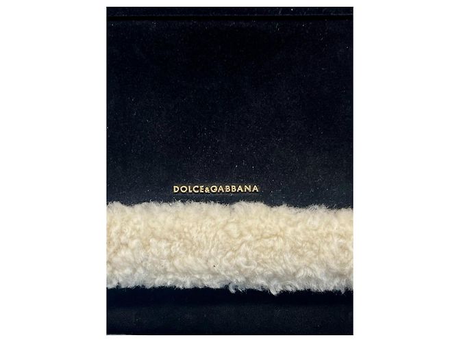 Dolce & Gabbana Borsa Sicily in camoscio nero - vista 5