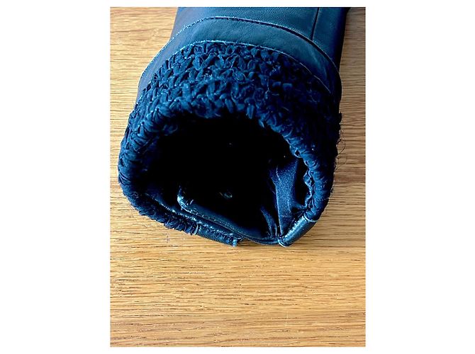 Chanel Lederanzugjacke Schwarz - Ansicht 6