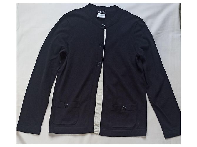 Cambon Chanel Uniform Weste marineblau Baumwolle - Ansicht 3