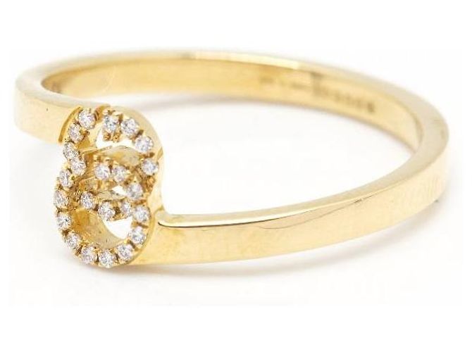 GUCCI Anello collezione RUNNING G in Oro Giallo con Diamanti D'oro - vista 4