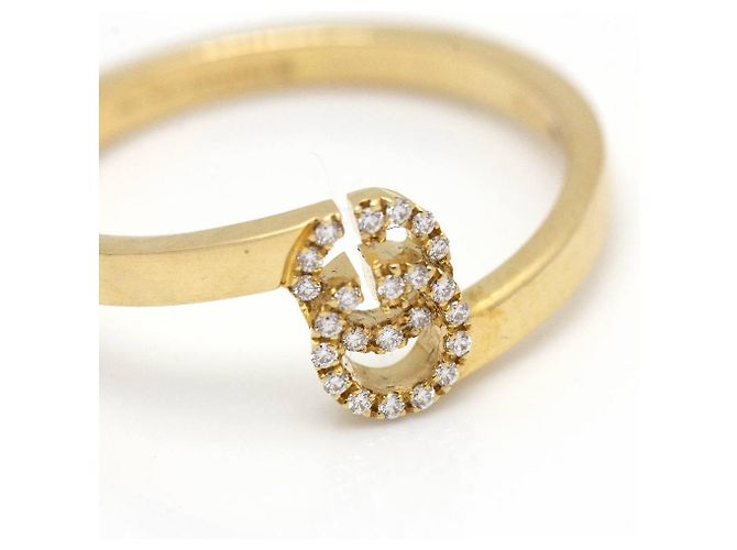 GUCCI Anello collezione RUNNING G in Oro Giallo con Diamanti D'oro - vista 5