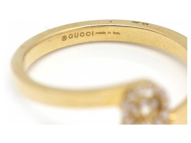 GUCCI Anello collezione RUNNING G in Oro Giallo con Diamanti D'oro - vista 6