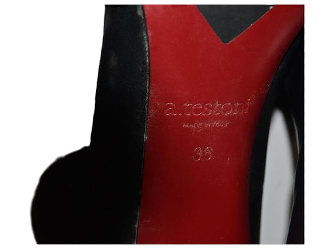 A. Testoni grandes botas Negro - vista 4