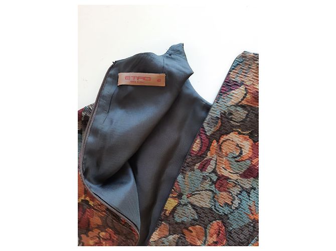 Vestido Etro de seda floral madera Multicolor - vista 12