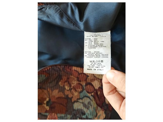 Vestido Etro de seda floral madera Multicolor - vista 13