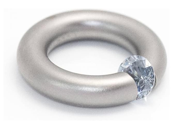 Autre Marque Anello NIESSING AKROBAT. Argento Blu chiaro - vista 3