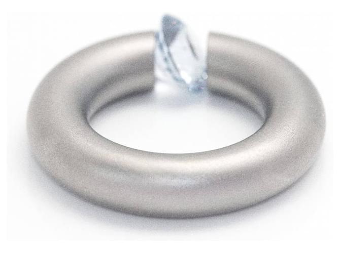 Autre Marque Anello NIESSING AKROBAT. Argento Blu chiaro - vista 4