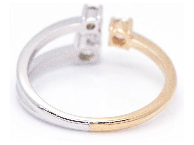 Autre Marque Anello TRIO in oro bianco e oro rosa con diamanti D'oro - vista 3