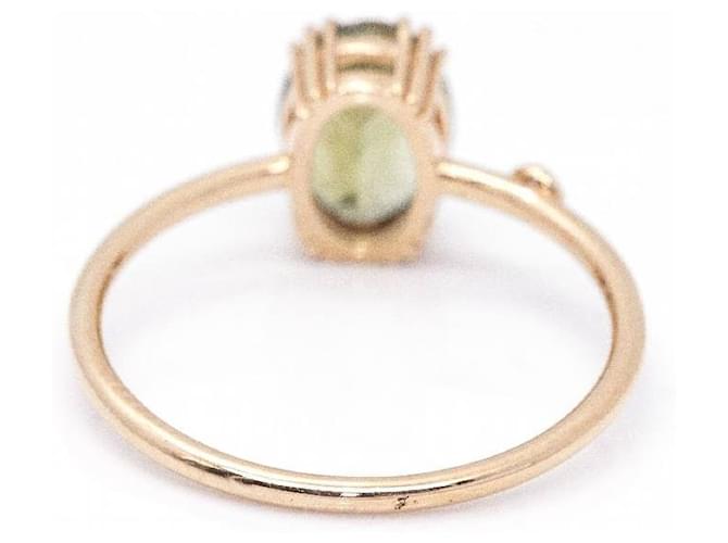 Autre Marque TURMALINA Grüner Ring. Golden - Ansicht 3