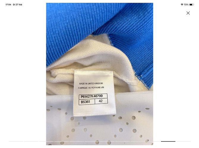 Chanel Weste aus blauem Kaschmir - Ansicht 6