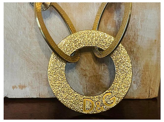 Collana DOLCE & GABBANA “Whisp”DJ0816 cerchi allungati dorata D'oro - vista 10