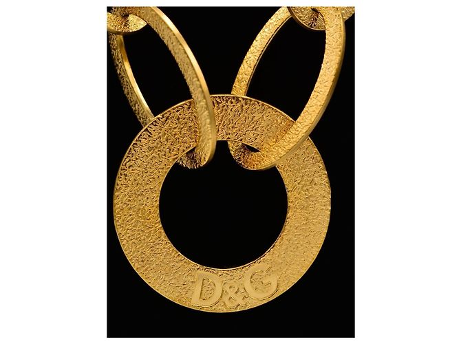 Collana DOLCE & GABBANA “Whisp”DJ0816 cerchi allungati dorata D'oro - vista 12