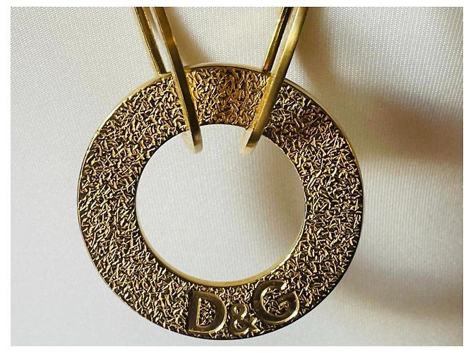 Collana DOLCE & GABBANA “Whisp”DJ0816 cerchi allungati dorata D'oro - vista 3