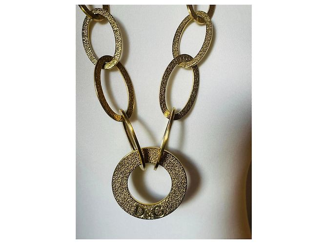 Collana DOLCE & GABBANA “Whisp”DJ0816 cerchi allungati dorata D'oro - vista 5