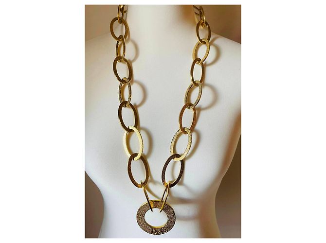 Collana DOLCE & GABBANA “Whisp”DJ0816 cerchi allungati dorata D'oro - vista 6