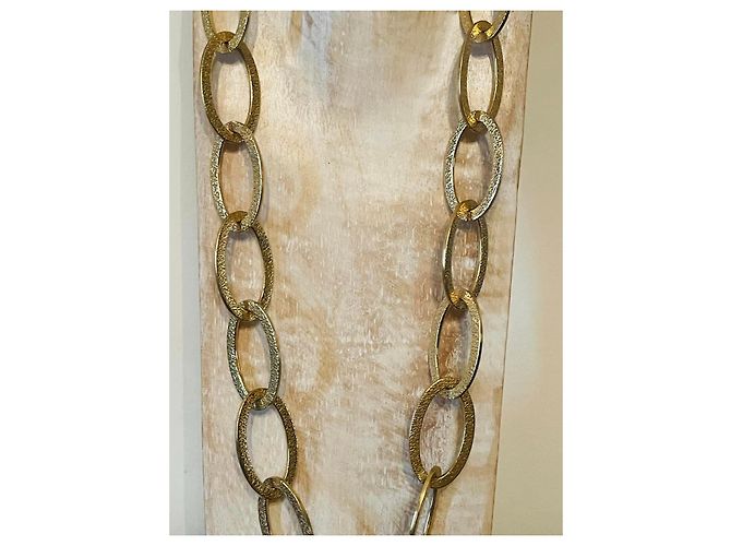 Collana DOLCE & GABBANA “Whisp”DJ0816 cerchi allungati dorata D'oro - vista 7