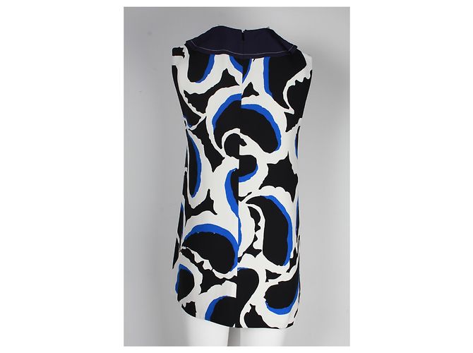 Top Smanicato Stampato Marni in Viscosa Multicolor Stampa python - vista 8