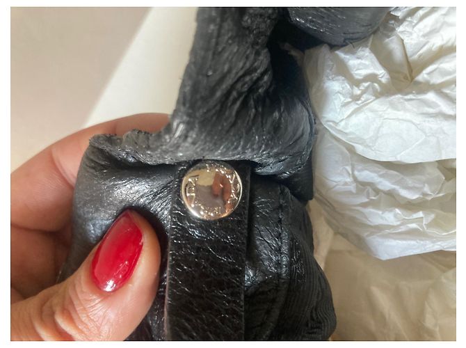 Borsa a tracolla in pelle nera Sound Lock di Prada Nero - vista 8