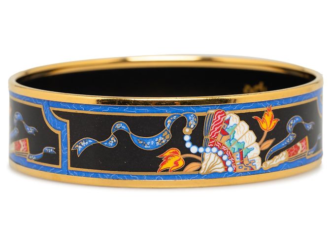 Ring Hermès Bracciale rigido smaltato nero Hermes - vista 2
