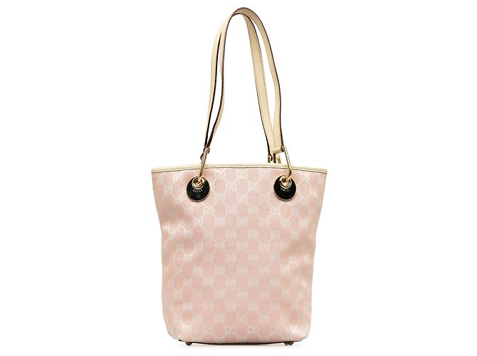 Tote Gucci Pink GG Canvas Eclipse - vista 3