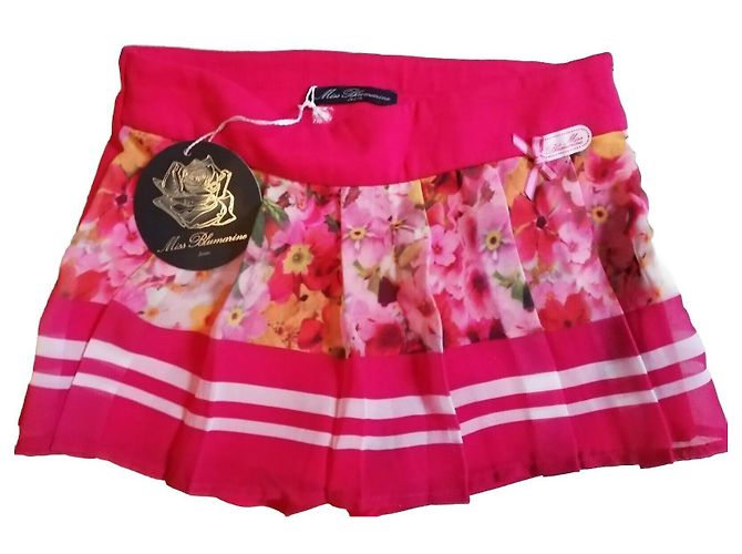 Blumarine Miss Blumarine Shorts Rock Blumenmuster Baumwolle - Ansicht 2