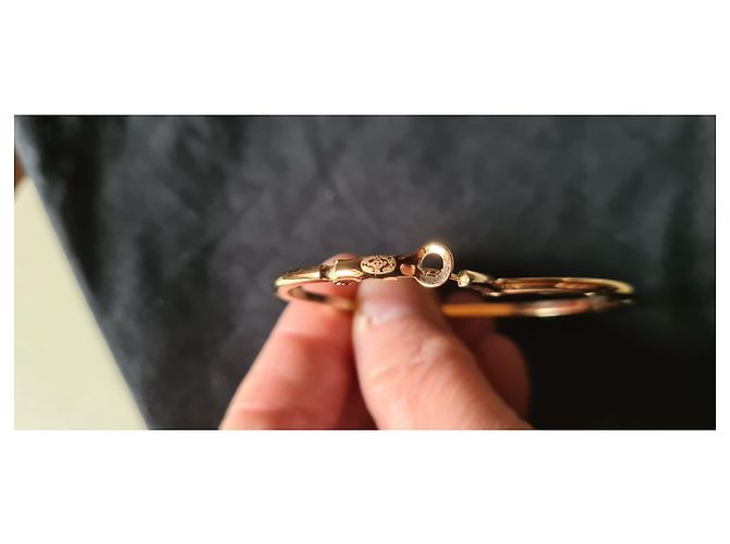 Orecchini Chanel in metallo dorato D'oro - vista 6