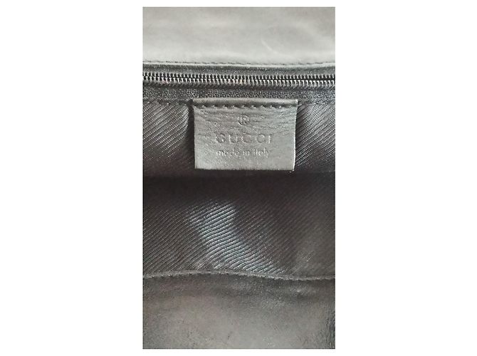 Ophidia Borsa tote Gucci monogramma GG nera in tela e pelle Nero - vista 11