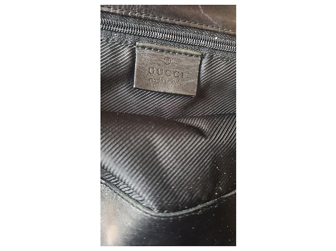Ophidia Borsa tote Gucci monogramma GG nera in tela e pelle Nero - vista 7