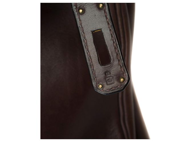 Hermès Sac HERMES Birkin 35 en Cuir Marron - 101701 - vue 7