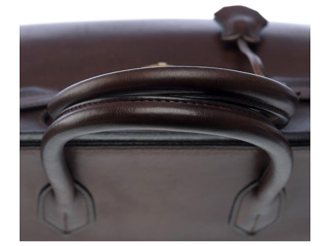 Hermès Sac HERMES Birkin 35 en Cuir Marron - 101701 - vue 9