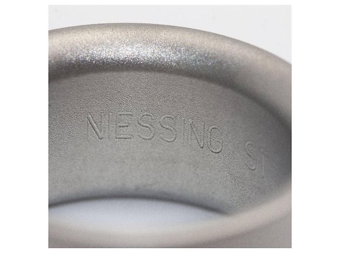 Autre Marque Anello NIESSING in Acciaio e Diamanti. Argento - vista 4