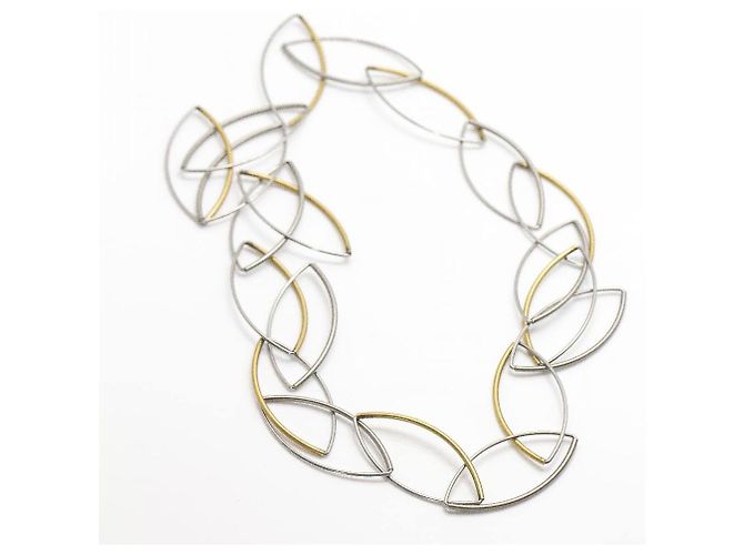 Autre Marque Collana del designer tedesco CARL DAU. Argento D'oro - vista 3