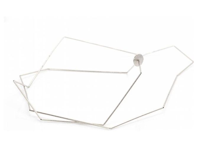 Autre Marque Collana NIESSING in PLATINO. Argento - vista 9