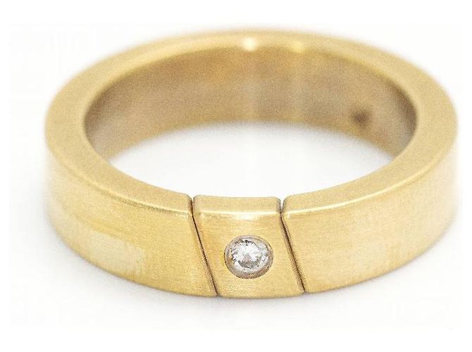 Autre Marque Anello REVERSE NIESSING in oro e diamanti. D'oro - vista 2